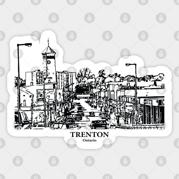 Trenton - Ontario Sticker by Lakeric